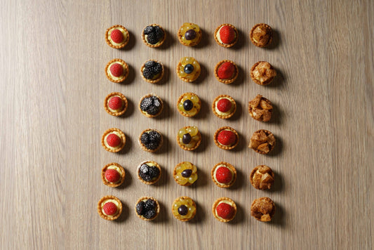 Mini tartes aux fruits de saison - MAPP Traiteur italien